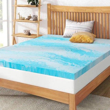 LEVORO™ Gel Memory Foam Mattress Topper