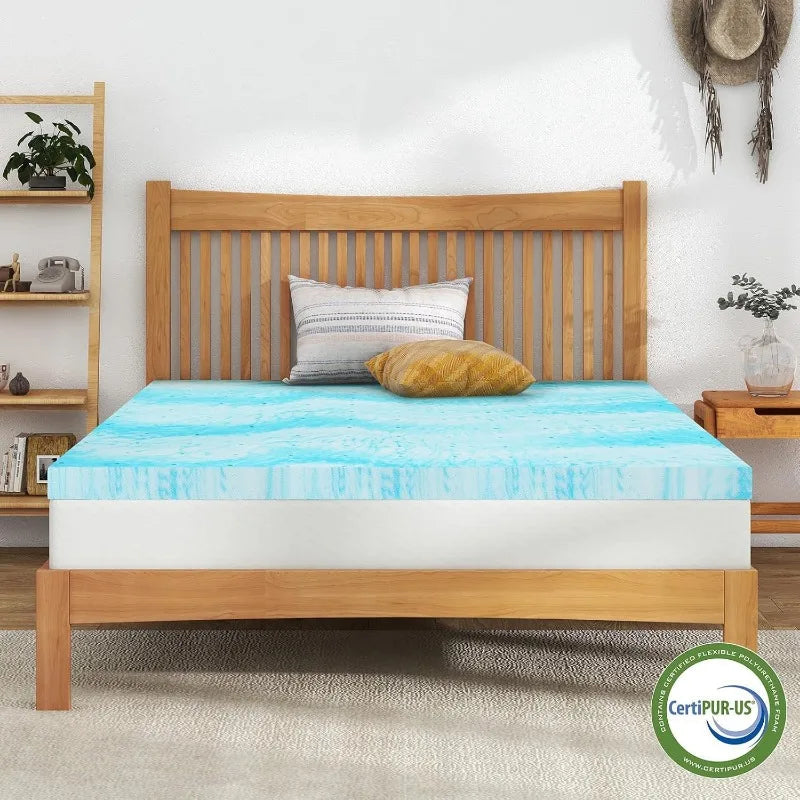 LEVORO™ Gel Memory Foam Mattress Topper