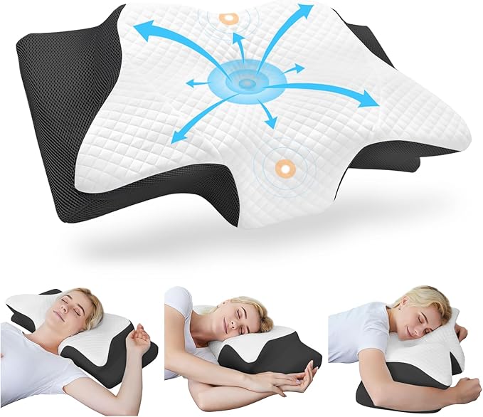 LEVORO™ Memory Foam Cervical Pillow