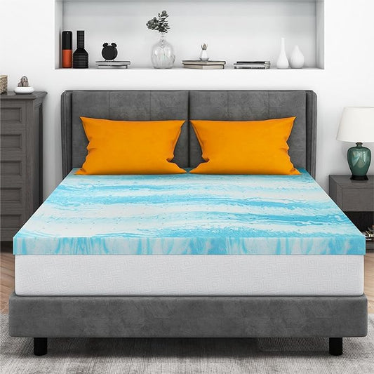 LEVORO™ Gel Memory Foam Mattress Topper