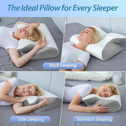 LEVORO™ Memory Foam Cervical Pillow