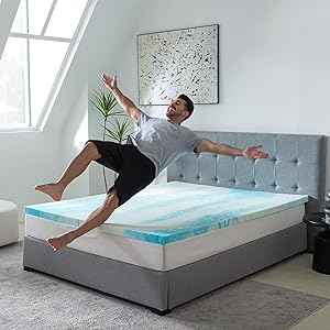 LEVORO™ Gel Memory Foam Mattress Topper